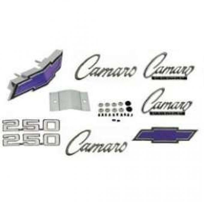 Camaro Emblem Kit, For Cars With Standard Trim (Non-Rally Sport) & 250ci, 1969