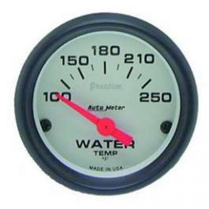 Camaro Water Temperature Gauge, Phantom Series, AutoMeter, 1967-1969