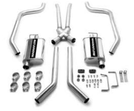 Camaro Dual Exhaust System, 3.0, Performance, MagnaFlow, 1970-1973