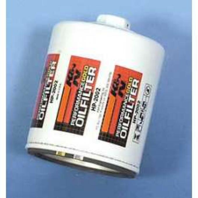 K&N Camaro Oil Filter, V8 Performance Gold, 1968-1992