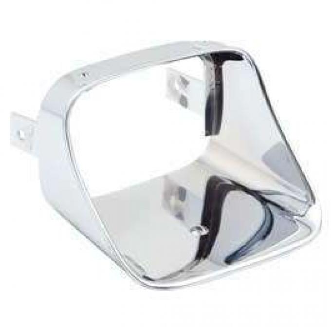 Camaro Parking Light Trim Bezel, Right, Chrome, For Standard Cars, 1978-1981