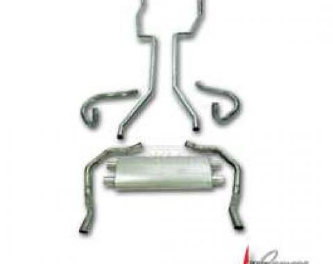 Camaro Stainless Steel Dual Exhaust System, Show Correct, Small Block, 1967-1969