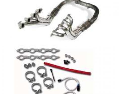 Camaro Header Kit, LS1, Long Tube, Ceramic Coated, SLP, 1998-1999