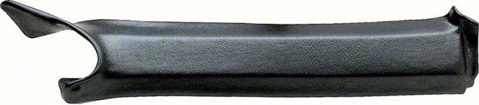 F-Body Pillar Post Moldings, Inner, Convertible, Black, 1968