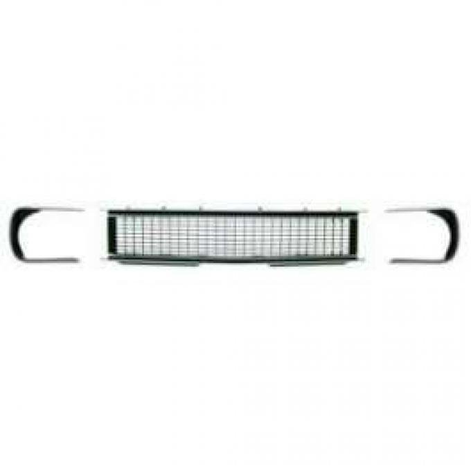 Camaro Grille Kit, Black, Rally Sport (RS), 1967-1968