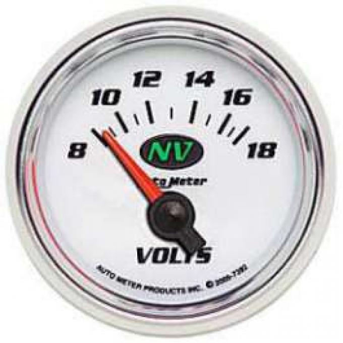 Camaro Voltmeter Gauge, NV2, AutoMeter