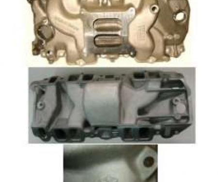 Camaro Intake Manifold, 396/375hp, High Rise, Cast Aluminum, 1968-1969