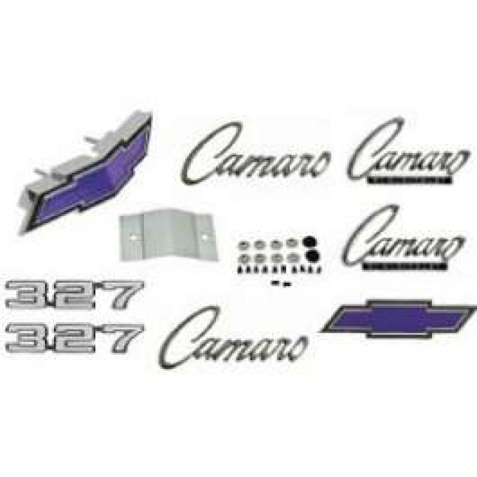 Camaro Emblem Kit, For Cars With Standard Trim (Non-Rally Sport) & 327ci, 1969