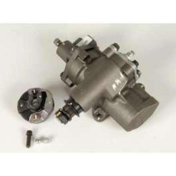 Camaro Power Steering Gear Box, With Coupler & Natural Housing, 19671969