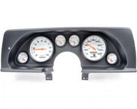 Camaro Instrument Cluster, Black ABS, With Autometer Phantom Gauges, 1990-1992