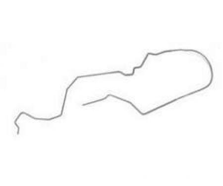 Camaro Gas Tank To Fuel Pump Vent/Vapor Return Line, Zinc Plated Steel, 1974