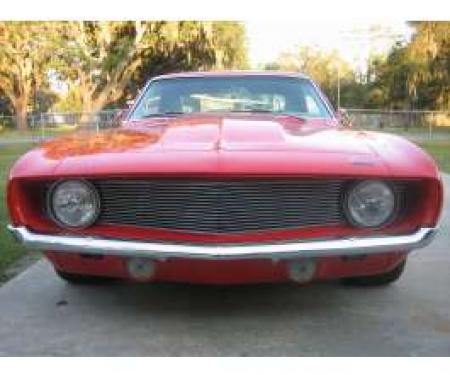 Camaro Grille Set, Polished Billet Aluminum, For Cars With Standard Trim (Non-Rally Sport), 1969