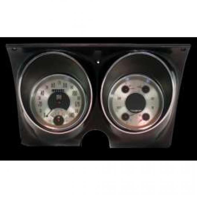 Camaro Updated Gauge Kit, All American Nickel Series, Classic Instruments, 1967-1968