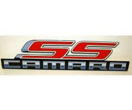 Camaro Metal Sign, SS Camaro, 14 x 4