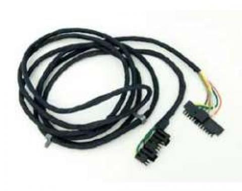 Camaro Rear Body & Taillight Wiring Harness, Without Seat Belt Warning, 1970-1972