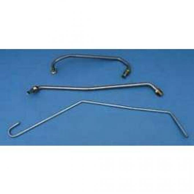 Camaro Fuel Pump To Carburetor Fuel Line Set, 396ci/325hp & 396ci/350hp, 1970