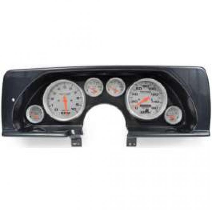 Camaro Instrument Cluster, Carbon Fiber, With Autometer Ultra-Lite Gauges, 1990-1992