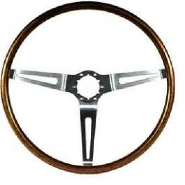 Camaro Deluxe Wood Steering Wheel, Walnut, 19671968 Camaro Depot