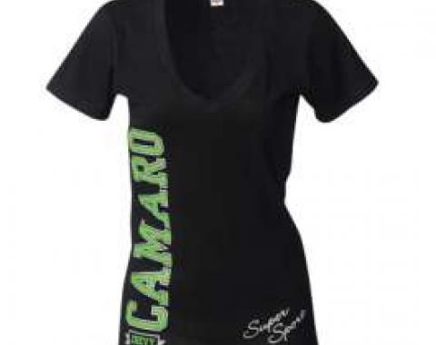 Camaro T-Shirt, Women's, Camaro Verti Gal, 2X-Large