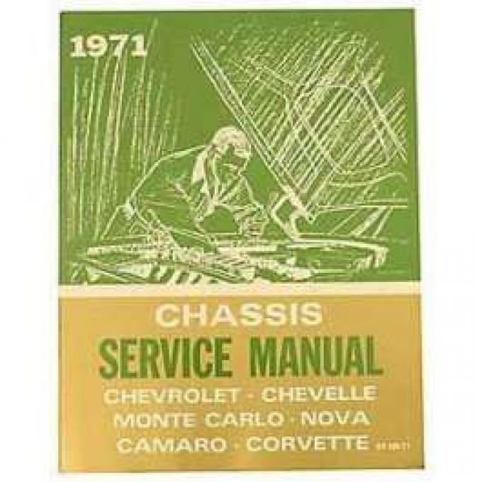 Chevrolet Camaro Service & Shop Manual, 1971