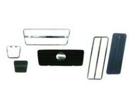 Camaro Pedal Pad & Trim Kit, For Cars With Front Disc Brakes & Automatic Transmission, 1969-1981