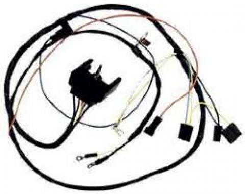 Camaro Engine Wiring Harness, Big Block, For Cars With Warning Lights, 1968-1969