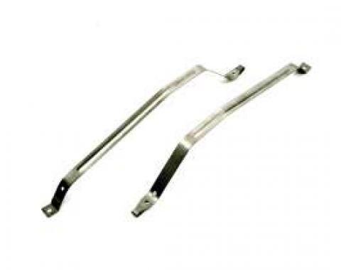 Camaro Gas Tank Mounting Straps, Stainless Steel, 1967-1969