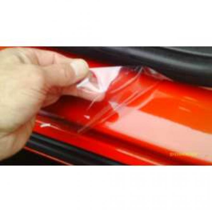 Camaro Door Sill Protector, Static Cling, 2010-2013