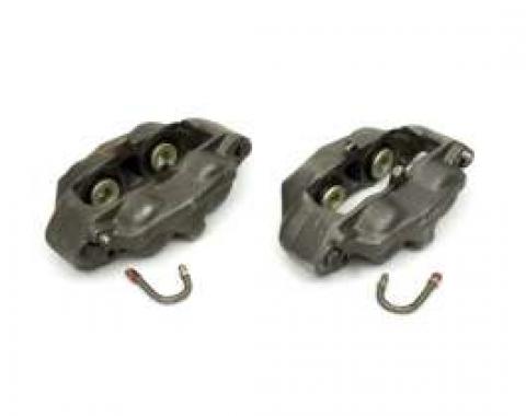 Camaro Disc Brake Caliper Assemblies, Four-Piston, Left & Right Front, 1967-1968