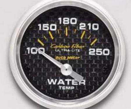 Camaro Water Temperature Gauge, Carbon Fiber Ultra-Lite, AutoMeter