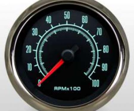 Camaro Tachometer, 3 3/8, 10,000 RPM, Marshall Instruments, Muscle Series
