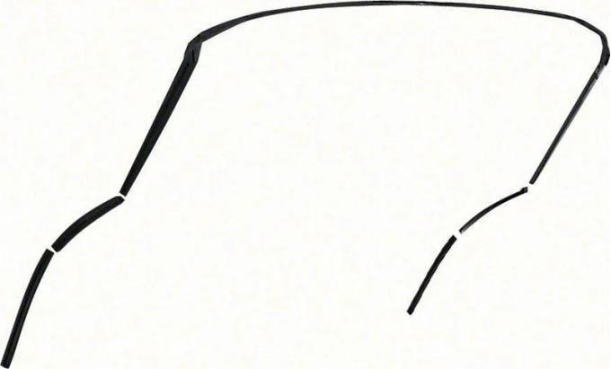 AMD Convertible Top Weatherstrips, 5 Piece Set, 67-69 Camaro Firebird K-K165