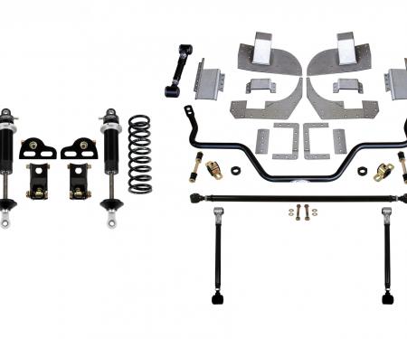 Detroit Speed QUADRALink Suspension Kit 3 Inch Axle Tubes w/o Axle Brackets 82-92 Camaro/Firebird Base Shock 041724