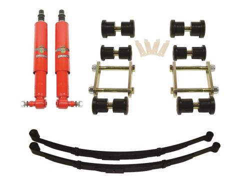 Detroit Speed Rear Speed Kit 1 Suspension Kit 2 Inch Drop Multi-Leaf 67-69 F-Body 041601