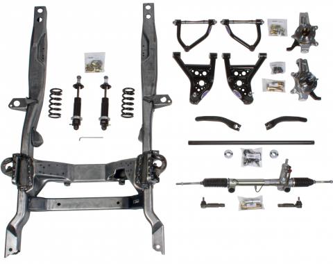 Detroit Speed Hydroformed Subframe 70-81 Camaro/Firebird SBC/LS Pontiac Bare Unassembled - Non-Adjustable Shock 032011