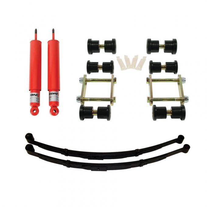 Detroit Speed Rear Speed Kit 1 Suspension Kit 2 Inch Drop Mono-Leaf 67-69 F-Body 041631