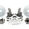 Classic Performance Corvette Style Front Disc Brake Kit with C7 Hubs W/ Stock Height Spindles 7081SWBK-SC7-WWB