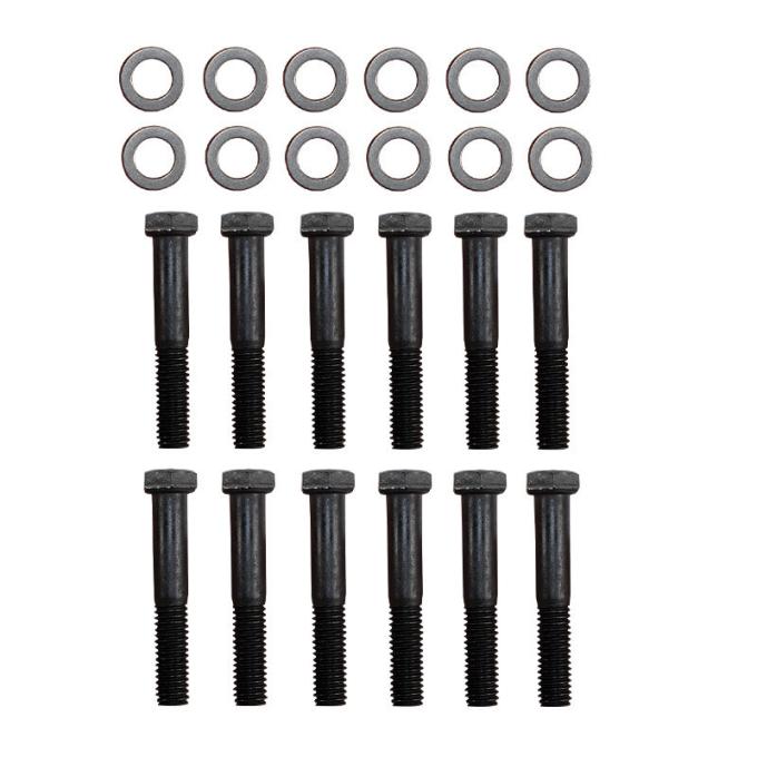 Camaro Exhaust Manifold Bolt & Washer Set, Small Block, 1967-1969