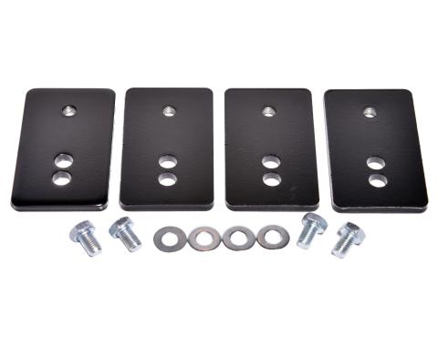 Redline Restomotive® 1964-1988 GM Car 4 Piece Bucket Seat Track Extender / Relocation Bracket Set