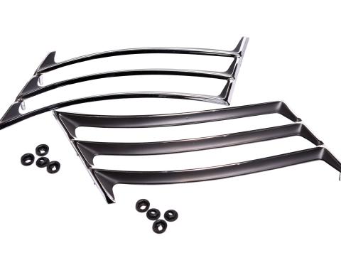 Redline Restomotive® 1969 Chevrolet Camaro with Style Trim Group or RS Quarter Panel Louver / Ornament Set