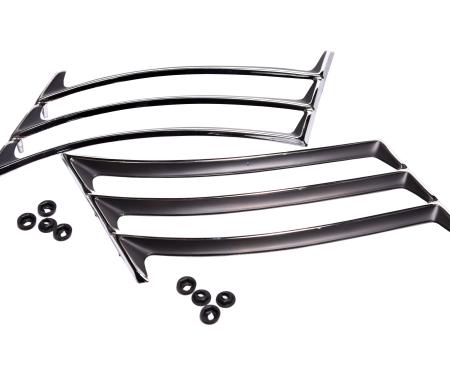 Redline Restomotive® 1969 Chevrolet Camaro with Style Trim Group or RS Quarter Panel Louver / Ornament Set