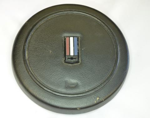 Camaro Leather Wheel Horn Button Cap, USED 1982-1989
