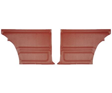 PUI Interiors 1967 Camaro/Firebird Hardtop Platinum Edition Red Rear Door Panels 67FD30C
