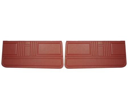 PUI Interiors 1967 Camaro/Firebird Platinum Edition Red Front Door Panels 67FD30