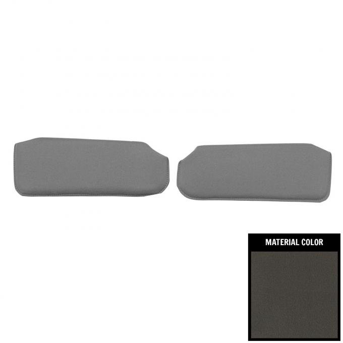 PUI Interiors 1993-2002 Camaro/Firebird Graphite Sun Visors W/O Mirror 93FV2001