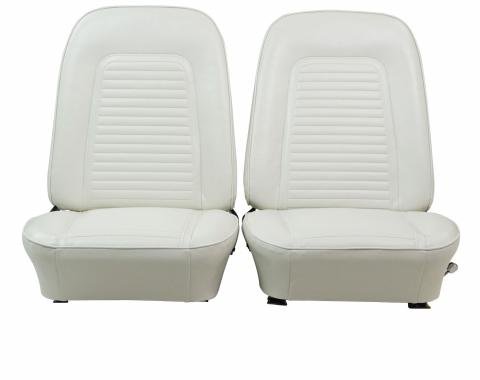PUI Interiors 1969 Camaro Standard Pre-Assembled White Front Bucket Seats 69FS37U-P
