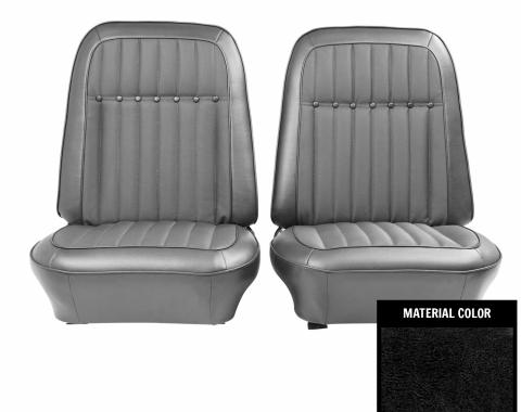 PUI Interiors 1969 Chevrolet Camaro Deluxe Black Pre-Assembled Front Bucket Seats 69DS10US-P