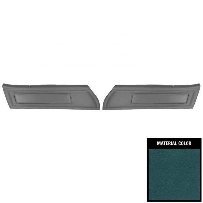 PUI Interiors 1973-1975 Pontiac Firebird Deluxe Pre-Assembled Blue Front Door Panels 73HD17-P