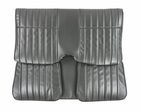 PUI Interiors 1971-1973 Chevrolet Camaro Hardtop Standard Black Rear Bench Seat Cover 71FS10C