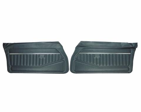 PUI Interiors 1978-1981 Chevrolet Camaro/Pontiac Firebird Navy Blue Front Door Panels 78FD18